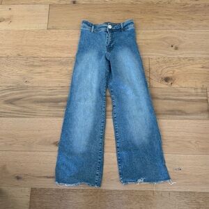 Zara Kids Blue Wide-Leg Jeans